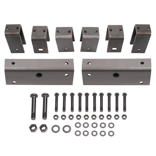 DURAFORCE 2" wide Trailer Slipper Tandem Axle Spring Attaching Hanger Kit 5.2K-8K LBS