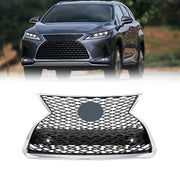 DURAFORCE Chrome Black Plastic For Lexus RX350 RX450h 2020-2022 Front Upper Grille Grill