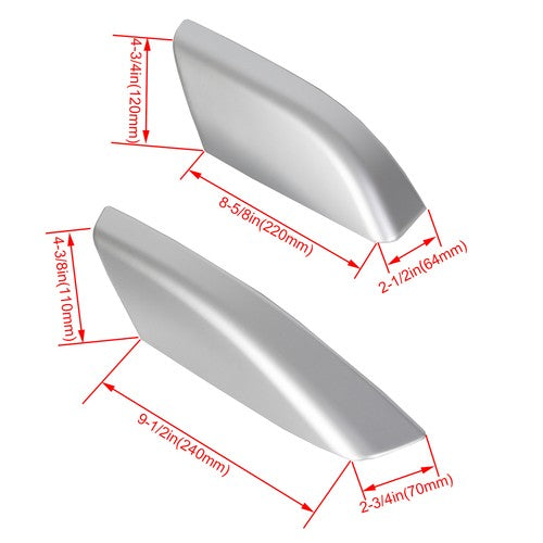 Front Bumper Grille Brush Headlight Guard for 2004-12 Chevy Colorado GMC Canyon