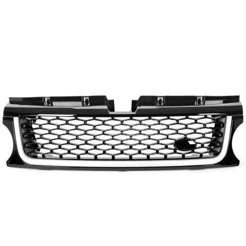 Upper Bumper Diamond Mesh Grille for 2010 2013 Land Rover Range Rover Sport