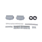 DURAFORCE 3-11/16" Tall Finned Valve Covers Black for Chevy BBC 396 402 454 502 1965-1995
