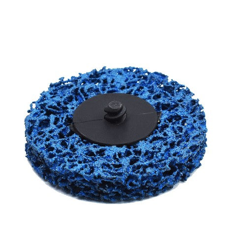 DURAFORCE 3" Blue Quick Change Easy Strip & Clean Discs For Paint Rust 10 Pack