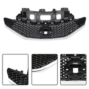 DURAFORCE Front Grille & Cover & Fog Light Covers w/Bulbs For 2015-16 Nissan Versa Note SR