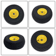 DURAFORCE 15x6.00-6 Lawn Mower and Dump Cart Wheel - 3/4 Inch Axle, 3.25 Inch Hub
