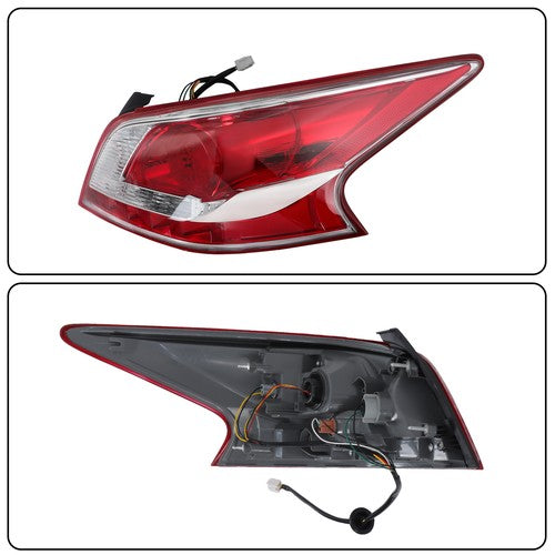 DURAFORCE Passenger Right Side Tail Lamp Assembly LED For Nissan Altima 2013 Replacement