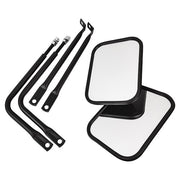 DURAFORCE Door Off Quick Release Side Hinge View Mirrors for Jeep Wrangler JK CJ YJ TJ JL