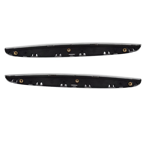 DURAFORCE For BMW E90 E91 325i 330i 2x Hood Molding Chrome Right & Left Front Trims Above