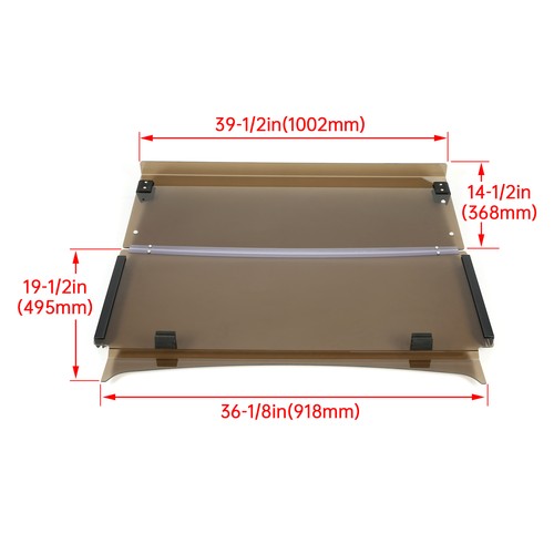 PVC Steel Bench Seat Cushion Bottom for Kubota RTV900W9 RTV1140CPX K7611 56010