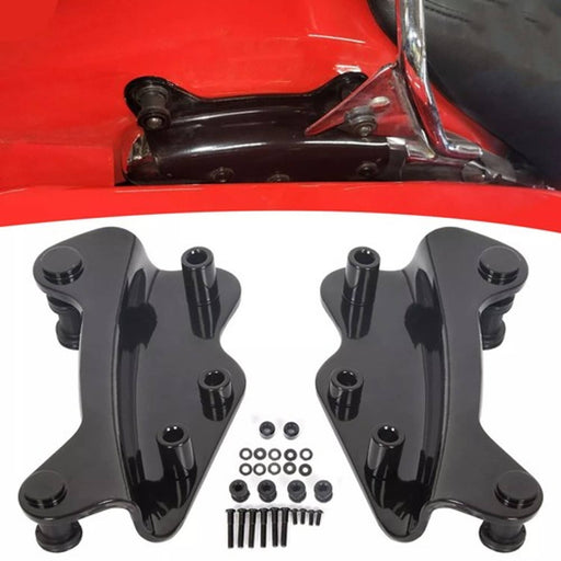 DURAFORCE 4 Point Docking Hardware Kit Bracket For Harley Road Street Glide FLHT 2009-2013