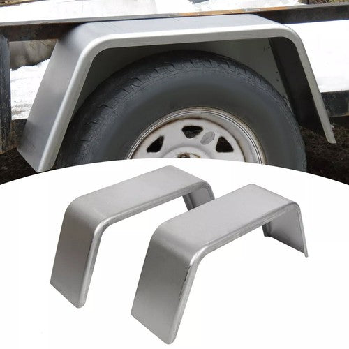 DURAFORCE Square Trailer Fenders For 14"-16" Wheels For Car Hauler Cargo Utility Trailer