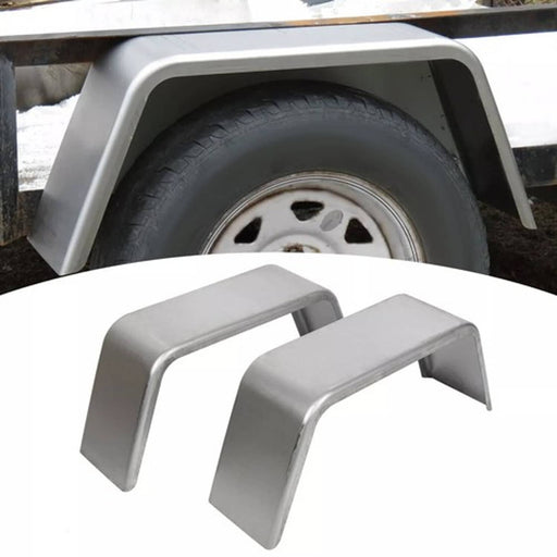 DURAFORCE Square Trailer Fenders For 14"-16" Wheels For Car Hauler Cargo Utility Trailer
