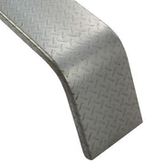 DURAFORCE (2) Tandem Axle Trailer Fenders Diamond Tread Plate For 13"-15" Tires 72" L