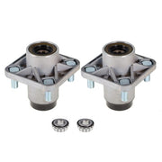 DURAFORCE For Club Car DS Golf Cart 1982-2002 Models 2x Front Wheel Hub Kit Bearings Seals