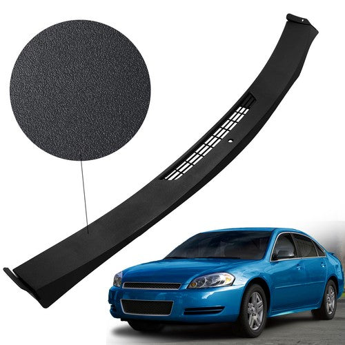 DURAFORCE Upper Dash Panel Trim Defrost Cowl for 06 16 Chevy Impala Black with Sensor Hole