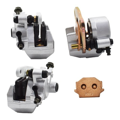 DURAFORCE Front Rear Brake Calipers for Suzuki Vinson 500 LTA 500 LT-F500 2002-2007 w/Pad