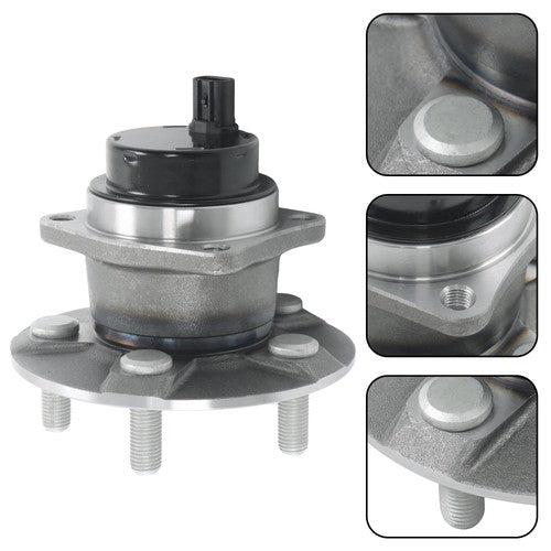 DURAFORCE Wheel Hub Bearing Assembly Rear FWD For Pontiac Toyota Vibe Corolla Matrix Prius