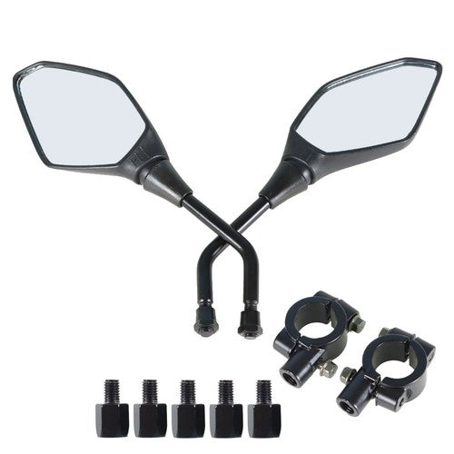 DURAFORCE Rear View Side Mirrors Connectors Fit For Polaris Sportsman 110 300 XP 850 1000