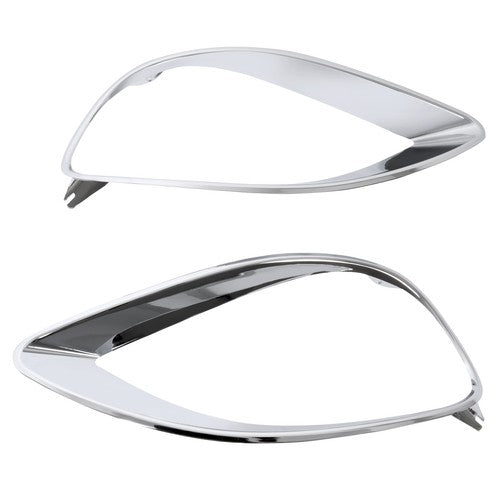 DURAFORCE Pair Headlight Bezel For Freightliner Columbia 2001-17 #0632242003 Headlamp Trim