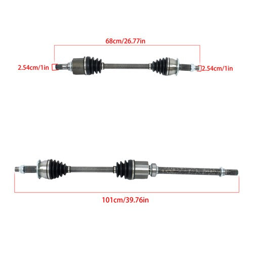 DURAFORCE NI-8686 Front Left+Right CV Axle Assembly For Nissan Altima 2019-23 391016CA0A
