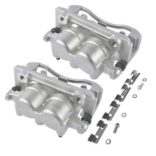 DURAFORCE 2x Front Left & Right Brake Calipers for Infiniti QX56 Nissan Titan Armada 5.6L