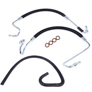 DURAFORCE 3x Hydroboost Power Steering Pressure Return Hoses for Chevy Silverado 1500 6.0L