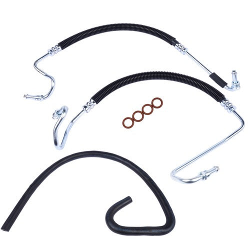 DURAFORCE 3x Hydroboost Power Steering Pressure Return Hoses for Chevy Silverado 1500 6.0L