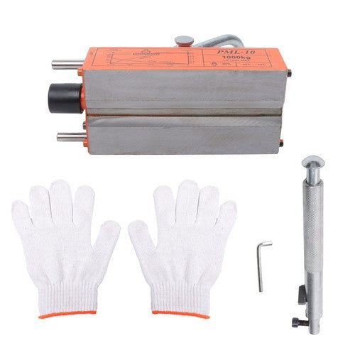 DURAFORCE 2200Lbs/1000kg Neodymium Hoist Magnetic Lifter Lifting Magnet 2 Safety Factor