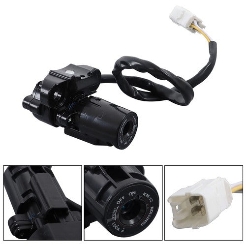 DURAFORCE For Kawasaki Z1000 Z 1000 10-16 Fuel Gas Cap Ignition Switch Seat Lock Keys Set