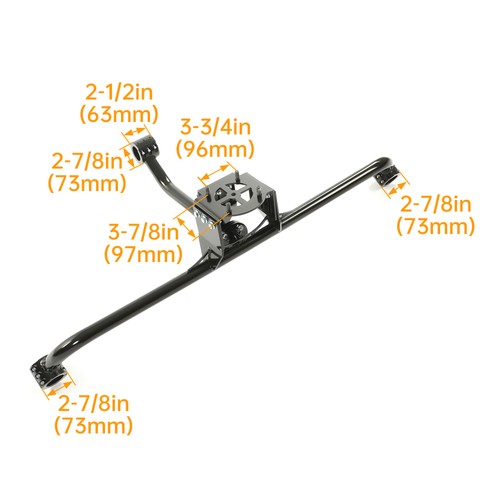 DURAFORCE For Can-Am Maverick X3 Turbo Max R Ds Spare Tire Carrier Mount Rack 2017-2023