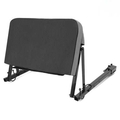 DURAFORCE Folding Frame Rear Seat Backrest Driver Riding Support Thick Cushion For ATV