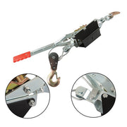 DURAFORCE 2 Ton Dual Gear Power Puller Ratcheting Gear Pulley System New