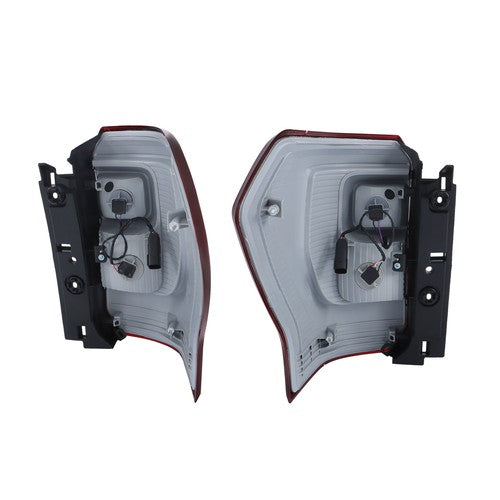DURAFORCE For Ford Expedition 2018-2021 Right+Left Side Halogen Type Clear&Red Tail Lights