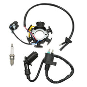 DURAFORCE Stator Ignition Coil Spark Plug For Honda 31120-GW8-671 XR50R 00-03 XR70R 97-03