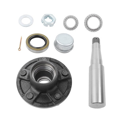 DURAFORCE 1 Set Southwest Wheel Pro R30484X 84 Spindle & 5 - 5" Bolt Circle Trailer Hub