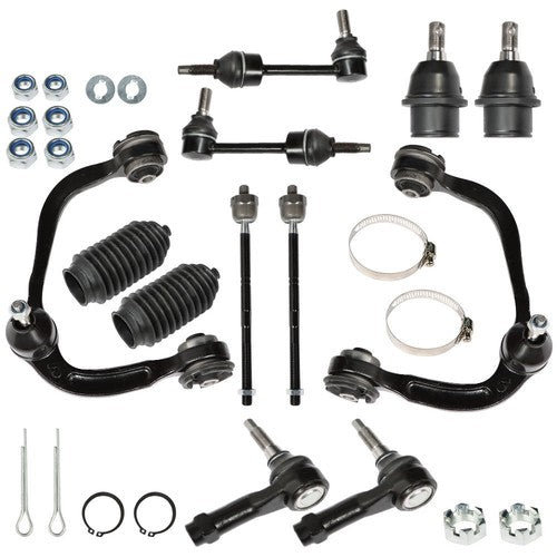 DURAFORCE For Ford F-150 Series 4WD 04-05 Front Upper Control Arm Ball Joint Sway Bar Kit