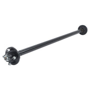 DURAFORCE 2K 2000lbs Trailer Axle 4 lug-4' 54' HF w/ U-Bolt Kit For trailers RVs trucks