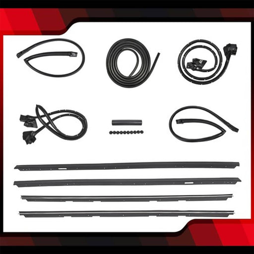 DURAFORCE Fits 83-88 Monte Carlo SS 9pc Roof Rail Window Trunk Seal Weatherstripping Kit