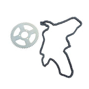 DURAFORCE Fit For Mini Bike ATV Quad Go Kart T8F 54T Rear Drive Chain With Chain Sprocket