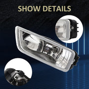 DURAFORCE Fit For Honda Accord 2003-2007 4DR Front Bumper Driving Fog Light Lamp w/Wiring