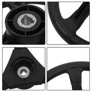 DURAFORCE New 15 FT Boat Rotary Steering System Outboard Kit Marine W/ 12.4" Wheel SS13715