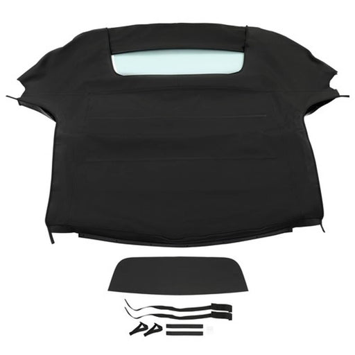 DURAFORCE Convertible Soft Top w/Glass Window Black Vinyl For Honda S2000 2002-2009