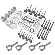 DURAFORCE Head Gasket w/ Bolts & Piston and Rings Kit For Hyundai Accent Kia Rio Soul L4