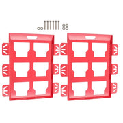DURAFORCE 2 Pieces Tool Box Mounting Plate 50Lbs Half Package For Tool Storage System