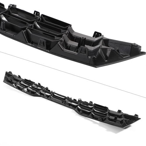 DURAFORCE Front Bumper Upper Grille 86350-M6510 For 2022-2023 Kia Forte GT Black Plastic