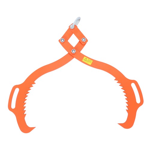 DURAFORCE Heavy Duty Grapple Timber Claw 28In Log Lifting Tongs 2 Claws Timber Claw Hook