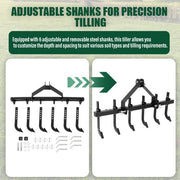 DURAFORCE 48" Chisel Plow Scarifier Detachable W/ 6 Shank For CAT-0 Cultivator