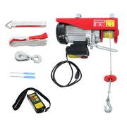 DURAFORCE 110V 880lbs Automatic Lift Electric Hoist with 328ft Wireless Remote Control