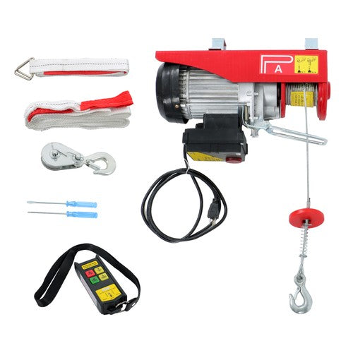 DURAFORCE 110V 880lbs Automatic Lift Electric Hoist with 328ft Wireless Remote Control
