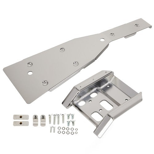DURAFORCE Full Chassis Glide & Swing Arm Skid Plate Guard Combo For KAWASAKI KFX400 DVX400