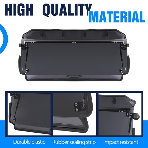 Rear Smoke Windshield for Honda Pioneer 1000-5 2016 2017 18 UTV Install Kit